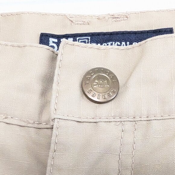 511 TACTICAL Pants Women's 12 Taclite Beige Outdoor Zip Button Pockets Casual - Picture 3 of 14